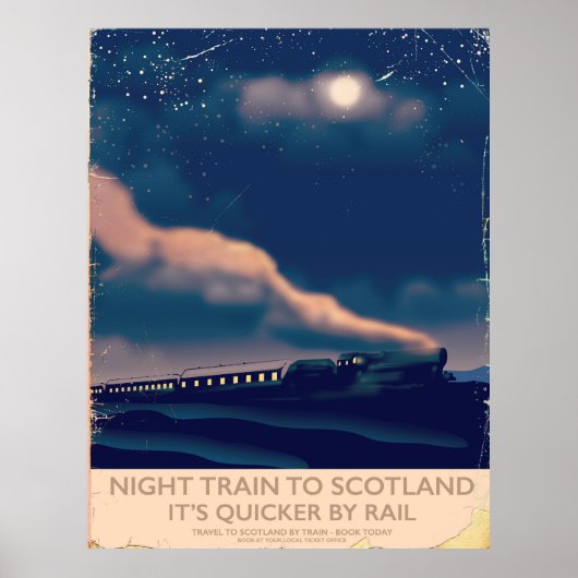 Nachttrein naar Schotland Poster (Voorkant)