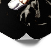 Nachttrein Poster Print Wall Art Noir jaren 1940 r (Hoek)