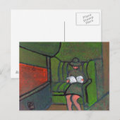 Nachttreinen briefkaart (Voorkant / Achterkant)