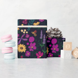 Nachttuin Bloemen Botanisch Cadeaupapier