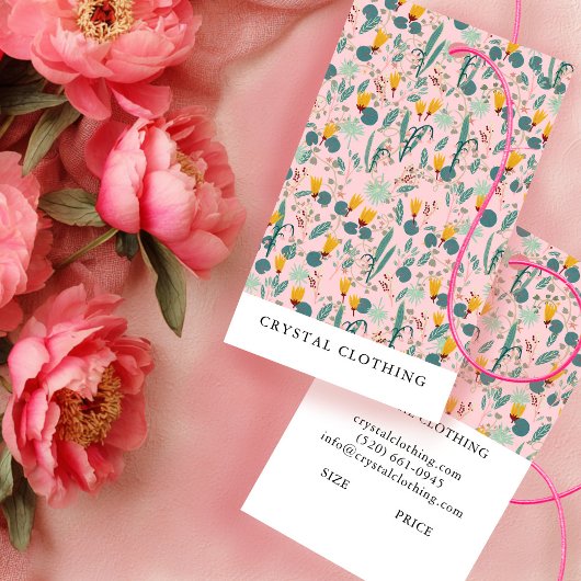 Nachttuin Botanische Chic Modern Hang Label