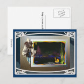 nachttuin met swanmeer briefkaart (Voorkant / Achterkant)