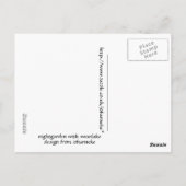 nachttuin met swanmeer briefkaart (Achterkant)