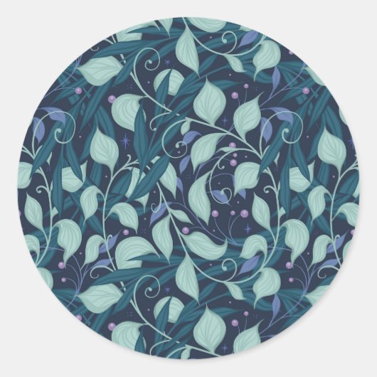 Nachttuin Ronde Sticker (Voorkant)