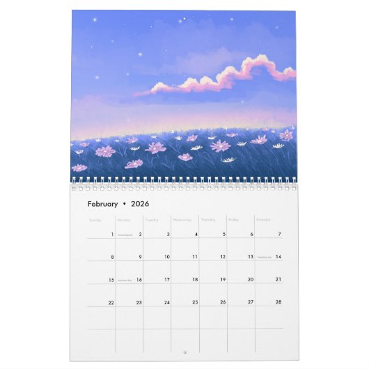 Nachttuinkalenders Kalender (Feb 2026)