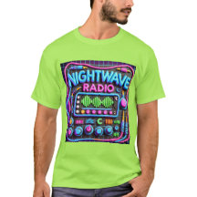 NACHTTWAVE RADIO CLAYMATIE LOGO TSHIRT