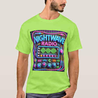 NACHTTWAVE RADIO CLAYMATIE LOGO TSHIRT