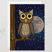 Nachtuil Feestdagenkaart (Voorkant / Achterkant)