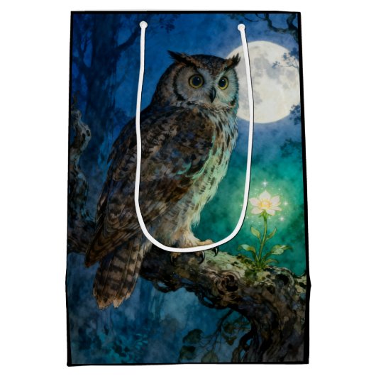 Nachtuil Medium Cadeauzakje (Achterkant)