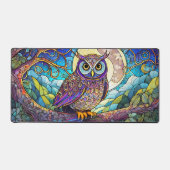 Nachtuil op het Glas in lood van de tak Bureaumat (Voorkant)