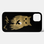 nachtuil-silhouet Case-Mate iPhone case (Achterkant (horizontaal))