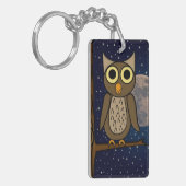 Nachtuil Sleutelhanger (Voorkant Links)