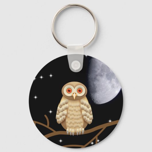 Nachtuil Sleutelhanger (Voorkant)