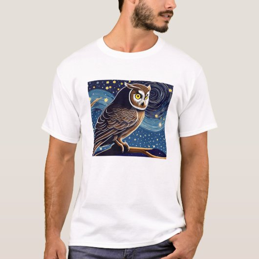 Nachtuil T-shirt (Voorkant)
