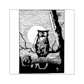  nachtuil tekening rubberstempel (Afrduk)