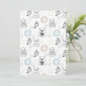 Nachtuilen Baby shower Kaart (Staand voorkant)