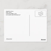 Nachtval in Gion Briefkaart (Achterkant)