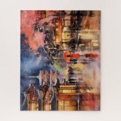 Nachtval in Gion Puzzel Legpuzzel (Verticaal)