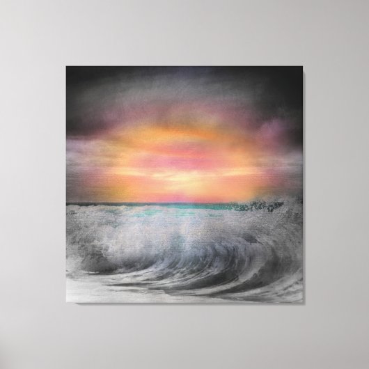 Nachtval over Bodega Bay door Don DePaola Canvas Afdruk (Voorkant)