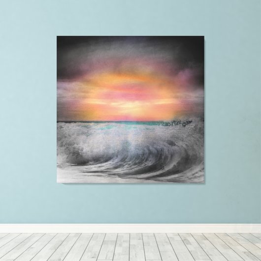 Nachtval over Bodega Bay door Don DePaola Canvas Afdruk (Insitu (Houten vloer))