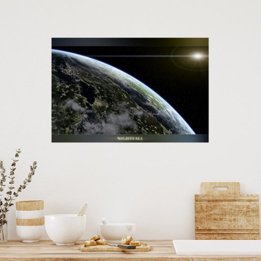 Nachtval Poster (Keuken)