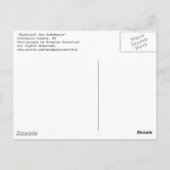 nachtval voor schoeisel briefkaart (Achterkant)