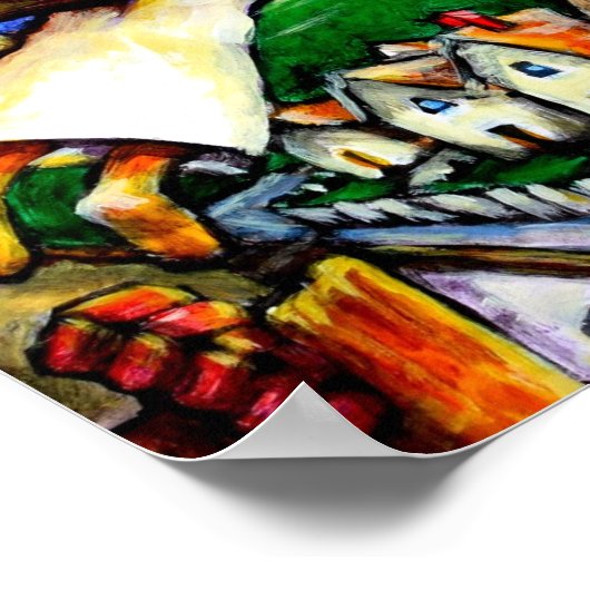 Nachtvalafdrukken Poster (Hoek)