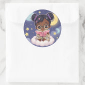 Nachtverhaal Ronde Sticker (Tas)