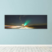 Nachtverkeer Canvas Afdruk (Insitu (Houten vloer))