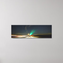 Nachtverkeer Canvas Afdruk