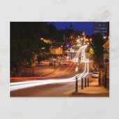 Nachtverkeer in het centrum van Harrogate Briefkaart (Voorkant)