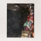 Nachtverkeer in Lincoln Center New York City NYC Legpuzzel (Verticaal)