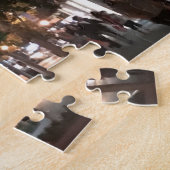 Nachtverkeer in Lincoln Center New York City NYC Legpuzzel (Zijkant)