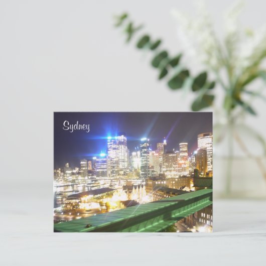 nachtverlichting briefkaart (Staand voorkant)