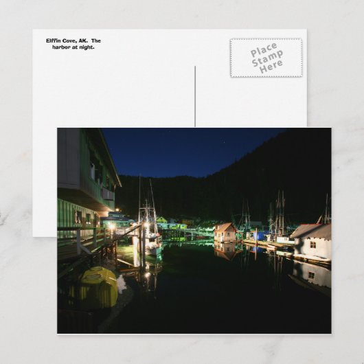 Nachtverlichting Briefkaart (Voorkant / Achterkant)