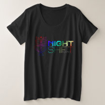nachtverpleegkundige t-shirt voor shirt plus nacht