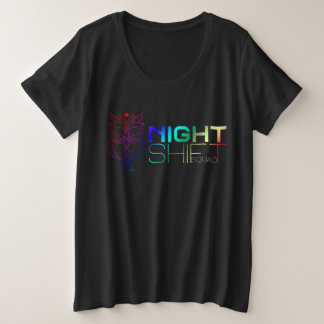 nachtverpleegkundige t-shirt voor shirt plus nacht
