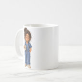 nachtverpleegster koffiemok (Voorkant links)