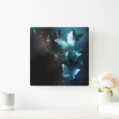 nachtvlinders vierkante klok (Huis)