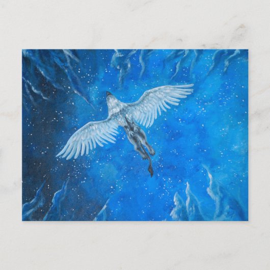 Nachtvlucht Briefkaart (Voorkant)