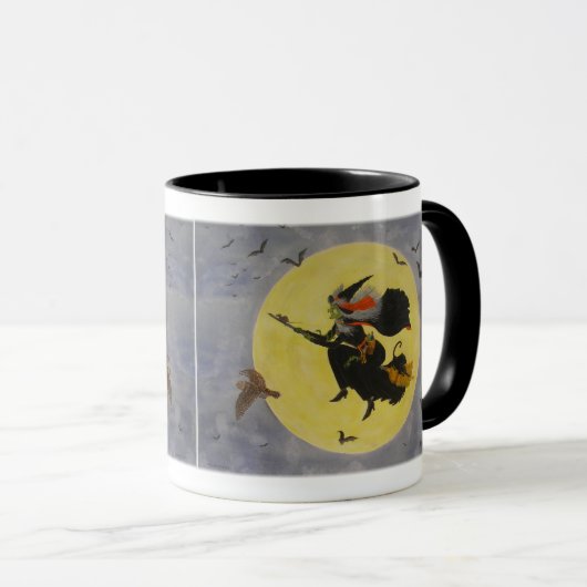 Nachtvlucht! Mok (Voorkant rechts)