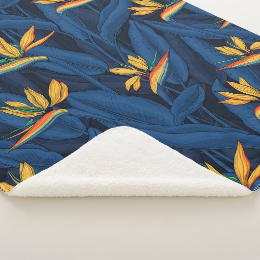 Nachtvogel van de paradijstuin 2 sherpa deken (3/4)