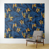 Nachtvogel van de paradijstuin 2 wandkleed (In Situ (horizontaal))