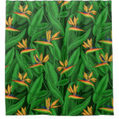 Nachtvogel van de paradijstuin douchegordijn (Voorkant)