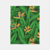 Nachtvogel van de paradijstuin fleece deken (Voorkant)