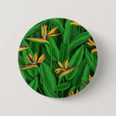 Nachtvogel van de paradijstuin ronde button 5,7 cm (Voorkant)