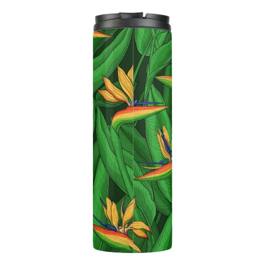 Nachtvogel van de paradijstuin thermosbeker (Achterkant)