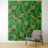 Nachtvogel van de paradijstuin wandkleed (In situ)