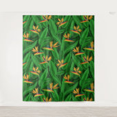 Nachtvogel van de paradijstuin wandkleed (Voorkant)