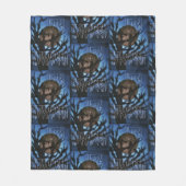 Nachtvogels in de gaten fleece deken (Voorkant)